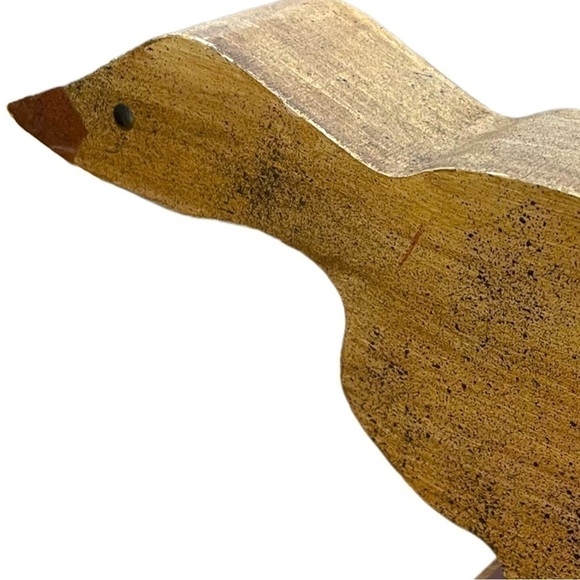 Primitive wooden duck, 5x9x2 inches - Picture 3 of 6